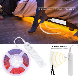 Đèn LED dải COB chạy bằng USB 5V, 320 đèn LED / m Băng LED cảm biến chuyển động PIR mật độ cao, Chiếu sáng tuyến tính không chấm linh hoạt có thể điều chỉnh độ sáng cho tủ quần áo Tủ quần áo Trang trí phòng ngủ