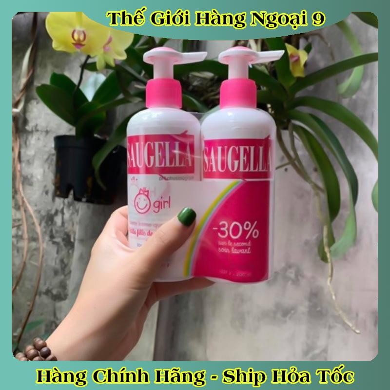 [Hàng Chính Hãng] Dung dịch vệ sinh bé gái Saugella của Pháp an toàn cho bé 3-12 tuổi