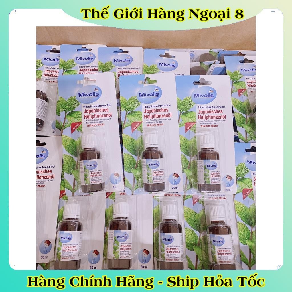 [auth] Tinh Dầu Bạc Hà Mivolis Japanisches Heilpflanzenol 30 ml NỘI ĐỊA ĐỨC [Date mới nhất] [Hot]