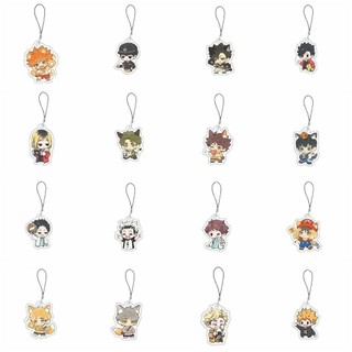 Mặt dây chuyền điện thoại DARON1 Haikyuu, Bokuto Kotarou Kuroo Tetsurou Haikyuu Dây điện thoại di động, Điện thoại Charm