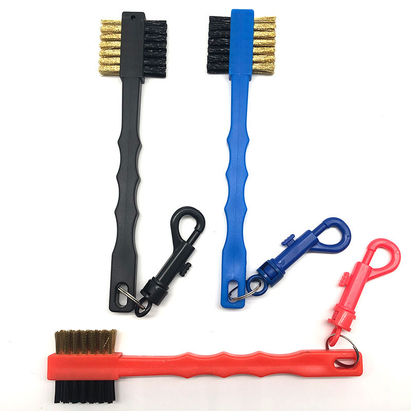 Tmoy Golf Bàn Chải Làm Sạch Câu Lạc Bộ Bụi Chống Mài Mòn Di Động Chống Trơn Trượt Tay Cầm al Thoải Mái Tay Cầm Bụi Bẩn Loại Bỏ Nylon Bri TCS