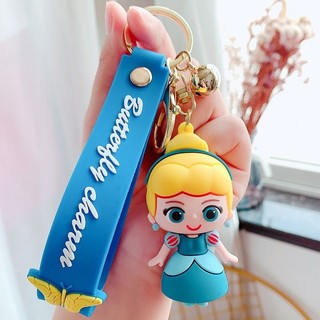 Móc Chìa Khóa Mặt Dây Hoạt Hình Frozen Elsa Công Chúa, Melody, Purin Dễ Thương