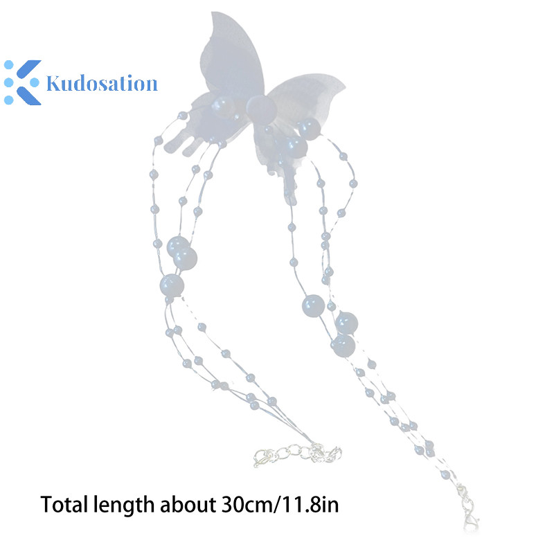 Kudosation Ngọc Trai Trắng Vòng Cổ Choker Cho Nữ Ngọt Ngào Giả Ngọc Trai Xương Đòn Dây Chuyền Cổ Vòng Cổ Trang Sức Cưới Quà Tặng
