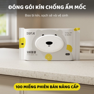 Màng bọc thực phẩm thế hệ mới dạng rút siêu dai tiện lợi có nắp đậy kín #A258