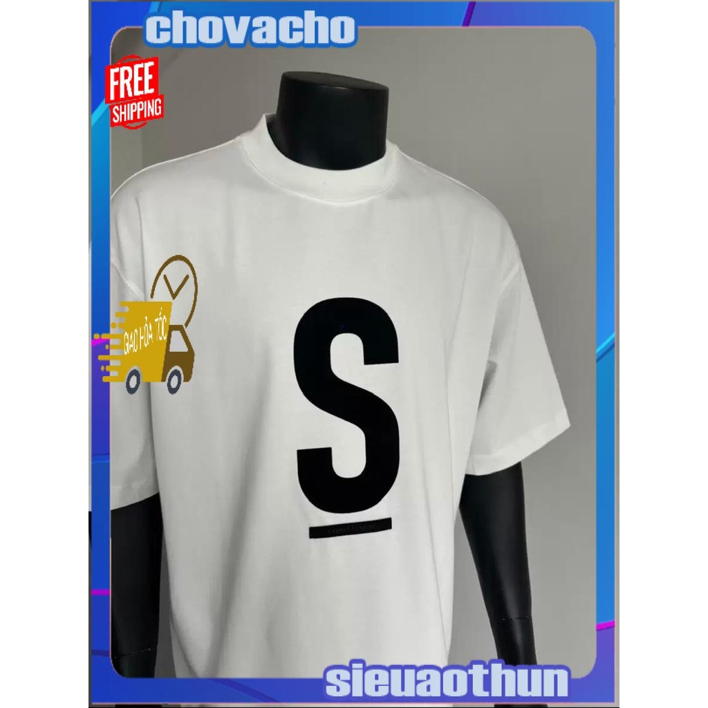 Áo thun Stee Cổ tròn S Localbrand ICVCVNI Unisex Menwear Cotton