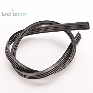 [Lostcorner] 2x 26 "6mm Xe Buýt Ô Tô Cao Su Đa Năng Không Khung Kính Chắn Gió Lưỡi Lau Đổ Lại [Mới]