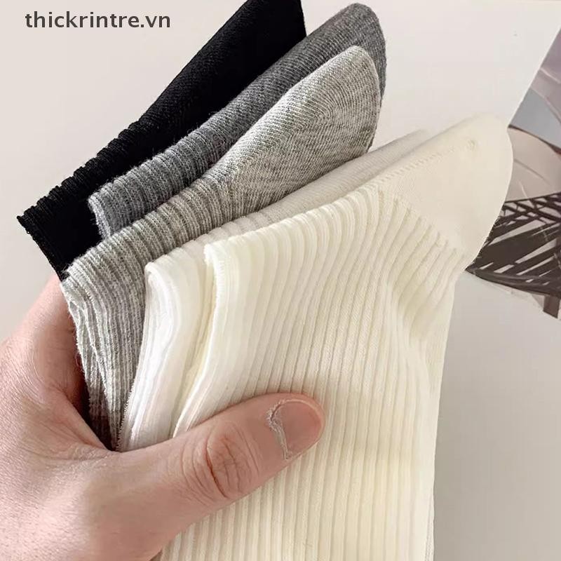 Thi 1 Cặp Nữ Mỏng Rỗng Ra Dài Rời Tất Ngọt Ngào Bé Gái Nhật Bản Màu Trơn Thoáng Khí Cotton Xuân Hè Thả VN