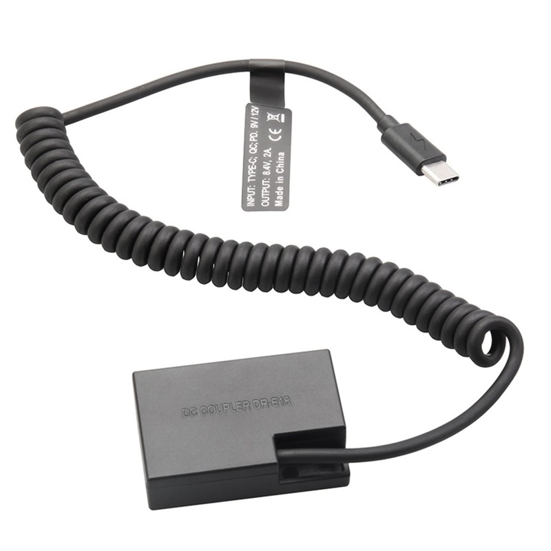 -E18 Lp-e17 -E18 Bộ Chuyển Đổi Pin Camera Cho 850D 800D 760D 750D 77D T6I T6S T7I X9I