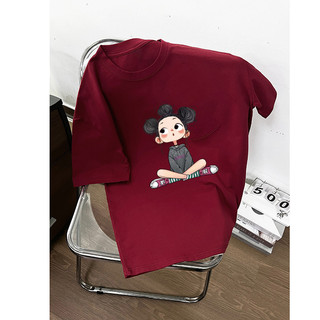 HIIXIIVI Mới Áo Thun Nữ Tay Ngắn Oversize Plus Size 3XL, Chất Cotton, Dáng Rộng
