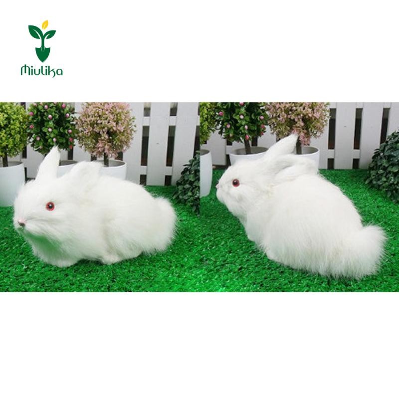Tượng đối tượng sân vườn động vật Miulika Lông vũ nhân tạo thật + Polythene 14x21cm