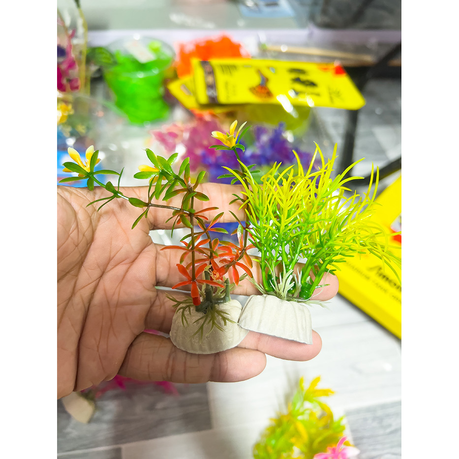 Rong Nhựa Nhân Tạo Trang Trí Bể Cá Cảnh (Cao 13cm)