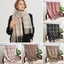 Khăn Quàng CổCHEESELY Kẻ Sọc Giả Cashmere, Ấm Áp Cho Mùa Đông