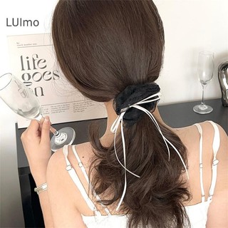Luimo Thời Trang Hợp Thời Trang Nơ Scrunchies Dành Cho Nữ Bé Gái Co Giãn Đuôi Ngựa Giá Đỡ s Ngọt Ngào Tóc Tinh Tế Phụ Kiện Tóc SBS