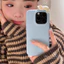 3D DIY Mèo Màu Kẹo Mèo Ốp Lưng Điện Thoại iPhone 17 16 15 14 13 12 11 Pro Max X Xr Xs Max