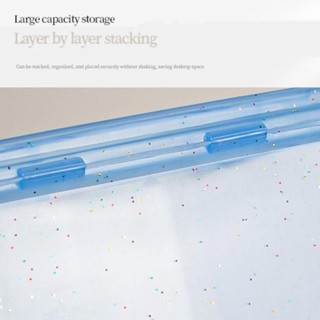 Hộp lưu trữ ASDFGER, hộp nhựa trong suốt chữ nhật, chống bụi, đựng trang sức/thẻ nhỏ để bàn