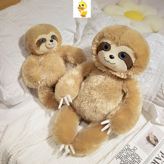 Plus Con lười dễ thương, búp bê lười, đồ chơi sang trọng lười, đồ chơi sang trọng mềm mại, đồ chơi sang trọng dễ thương, đồ trang trí đệm sofa, quà tặng cho trẻ em, quà tặng Giáng sinh, quà tặng cho gia đình
