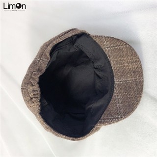 Mũ trẻ em mùa thu và mùa đông, mũ nhọn, mũ kẻ sọc người Anh, mũ bát giác, phiên bản tiếng Hàn của phiên bản tiếng Nhật của mũ nồi cho bé gái