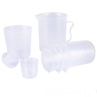 Cốc đo nhỏ bằng nhựa dày có cân 15ml20ml30ml50ml100ml cốc nhựa pp