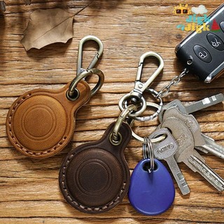 Jigk Da Bảo Vệ, Chống Rơi Retro Da Móc Khóa Định Vị Bao, Thiết Bị Theo Dõi Phụ Kiện Bảo Vệ KeyRing Cho AirTag