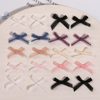 Siêu thần tiên phong mới làm móng Phụ Kiện Nơ ba chiều Organza diy vải tất phụ kiện phụ kiện bán buôn