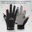 Luimo Găng Tay Mùa Hè Nữ Mỏng Ice Silk Chống Tia Cực Tím Sương Ngón Tay Màn Hình Cảm Ứng Lái Xe Chống Trơn Trượt Găng Tay Thoáng Khí SBS