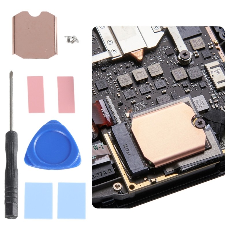 IOR M 2 2230 SSD Tản Nhiệt M2 NVMe Đĩa Cứng Thể Rắn Tản Nhiệt Cho Trò Chơi SteamDeck 2230 SSD Đồng Tản Nhiệt Pad