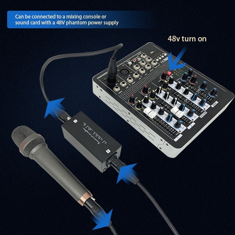 Dynamic Preamp Clean Dynamic Mic Preamplifier Âm thanh rõ ràng Preamplifier Tăng cường trải nghiệm ghi âm Thiết bị P9JD