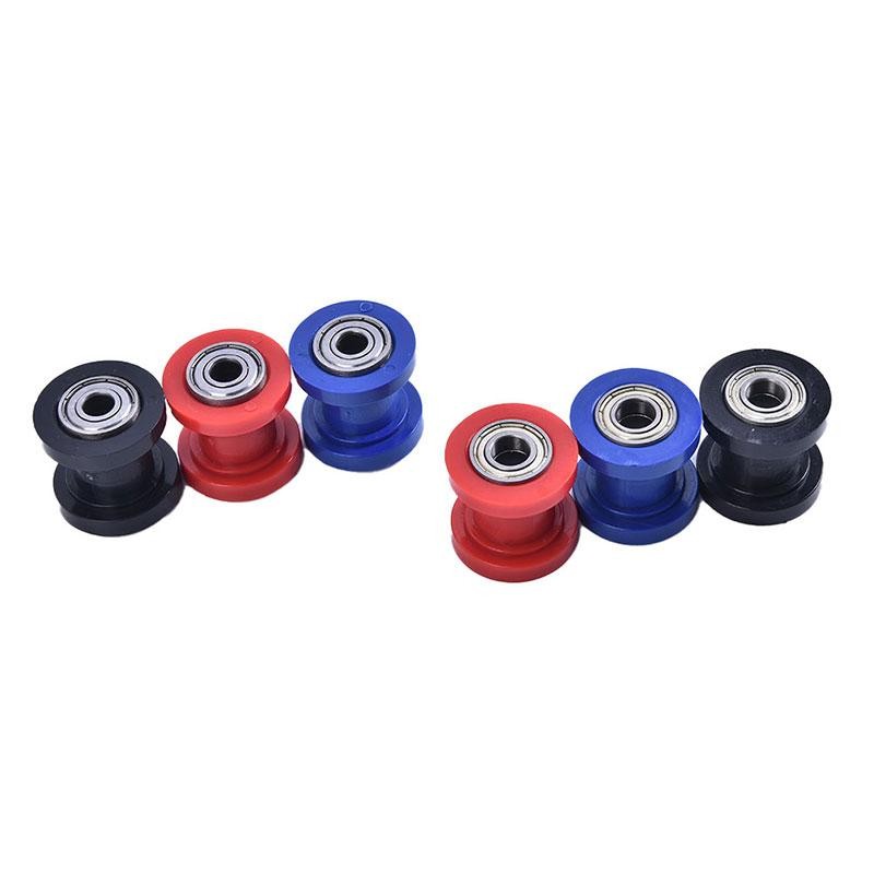Tmoy 1 Chiếc 8 Mm 10 Mm Dây Xích Con Lăn Thanh Trượt Căng Bánh Xe Hướng Dẫn Hố Bụi Bẩn Xe Đạp Mini Moto TCM