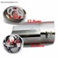 Đầu giảm thanh ống xả ô tô Đầu thoát đơn Vòng thép không gỉ Đuôi xe phía sau Chrome tròn Ống xả đuôi ống giảm thanh đầu ống