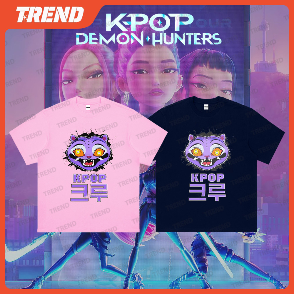 KPop Demon Hunters Derpy Merch Cotton Áo Thun Vintage 2025 Thời Trang ...