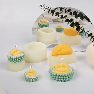 Durian Mousse Khuôn Pháp Mousse Món Tráng Miệng Khuôn Làm Bánh Sô Cô La Silicon Fondant Khuôn Bánh Pudding Chịu Nhiệt Độ Cao