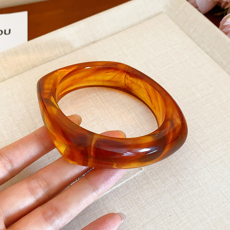 Vòng tay nhòe Acrylic vòng tay thời trang và khí quyển nhẹ sang trọng cao cấp đơn giản trang trí tay cho nữ