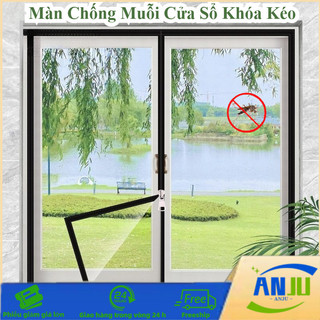 Màn Chống Muỗi Cửa Sổ Khóa Kéo - Lưới Dày Chống Côn Trùng! Dễ Lắp Đặt & Sử Dụng, Bảo Vệ Sức Khỏe.