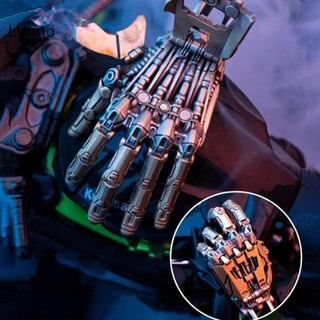 LUImo Thời Trang Cơ Khí Bionic Tay Mặt Dây Chuyền Có Dây Xích Dành Cho Nam Nữ Sáng Tạo Di Động Ngón Tay Khớp Robot Tay Vòng Cổ Trang Sức SBS