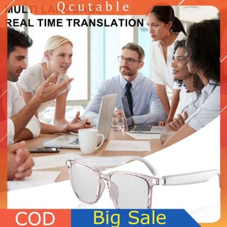 Kính thông minh Tai nghe Dịch giọng nói tự động BT 5.4 AI Kính dịch