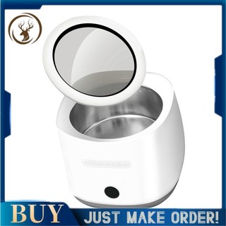 Phích cắm US Máy làm sạch siêu âm 30W cho răng giả, trang sức, giữ lại; di động cho gia đình/du lịch; tái sử dụng, dễ dùng