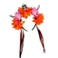 Treeling Halloween Hoa Đầu Lâu Mũ Đội Đầu Lâu Với Đồng Hồ Tay Co Giãn Tóc Dành Cho Người Lớn Trẻ Em Unisex Đảng Accesso