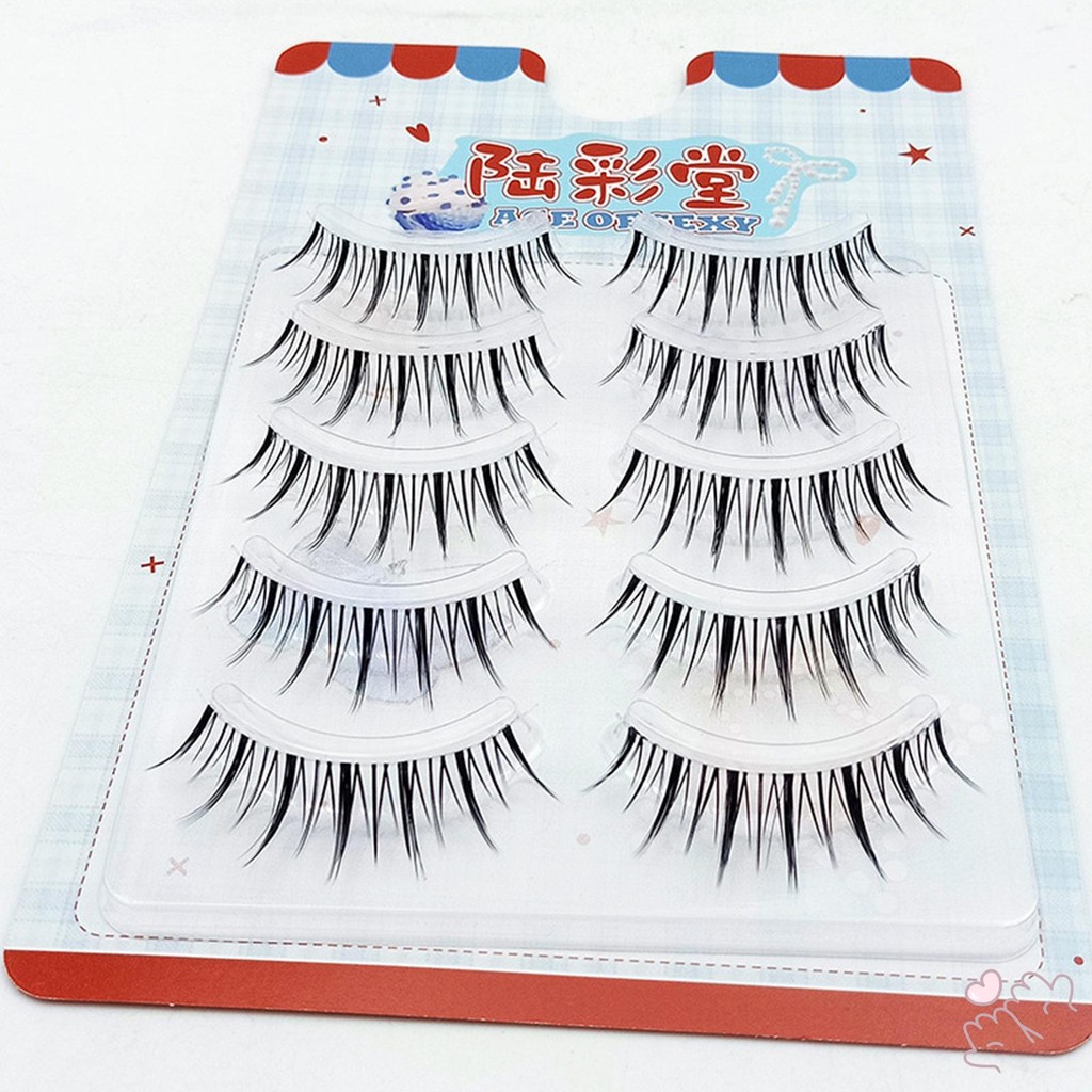 Clear Band Natural Look Full Strip Lash Phần mở rộng trang điểm Dải mi Món quà hoàn hảo cho bé gái hoặc nữ