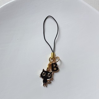 1 Mèo Đen, Chữ Cái Chữ Cái A-Z, Bùa Điện Thoại, Mặt Dây Đeo Túi, Trang Trí Kính Chắn Gió, Trang Trí Treo Nhà Bếp, Quà Tặng Mới Lạ Sáng Tạo Cho Sinh Nhật Và Ngày Lễ Bầu Không Khí