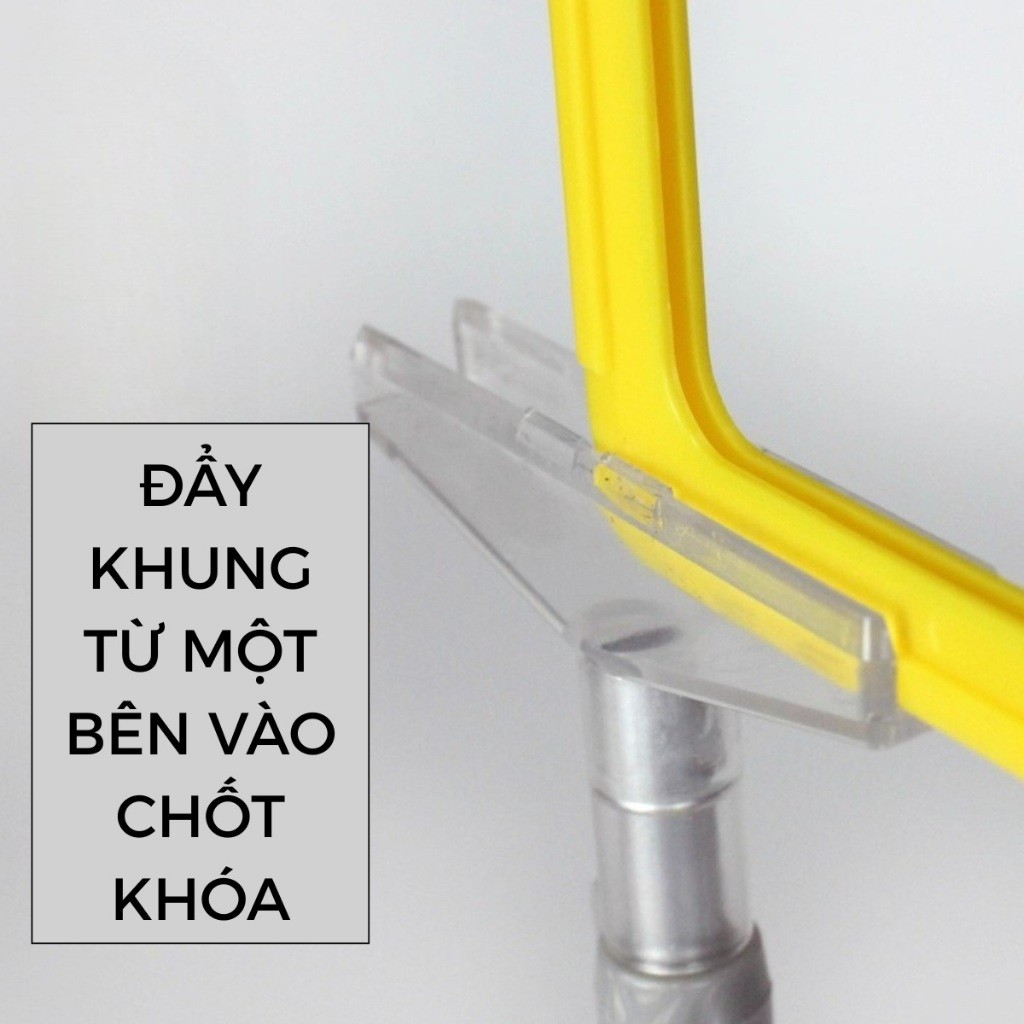Khung Chân Đế Để Bảng Giá A4 Đặt Dọc Ngang - Kệ Menu Mica Chân T Trong Suốt, Giải Pháp Trưng Bày Tiện Lợi & Hiện Đại