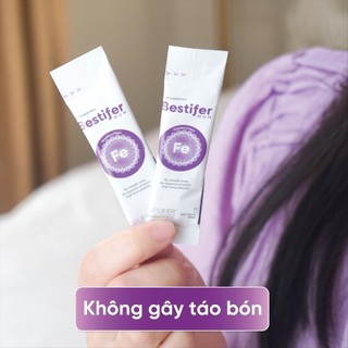 [Date T06/2027]Sắt Bestifer Mom Hộp 24 gói cho mẹ bầu - không vị tanh, không gây táo bón