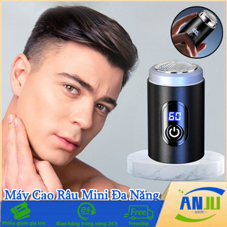 Máy Cạo Râu Mini Đa Năng, Cạo Ướt/Khô Tiện Lợi, Màn Hình LED Thông Minh , chống nước, Sạc USB Type-C
