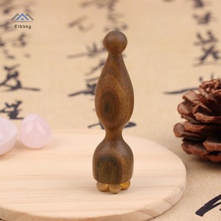ELBBKG Gỗ Đàn Hương Xanh Dụng Cụ Massage Mặt Gua Sha Chăm Sóc Da Mặt Massage Stick Pods Hình Máy Mát Xa Mặt Vật Lý Dụng Cụ Mới