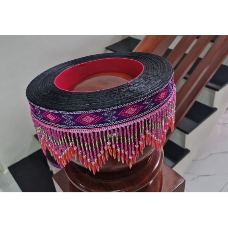 Mũ dân tộc H mông, mũ dùng để biểu diễn văn nghệ, chụp ảnh, đạo cụ phụ kiện