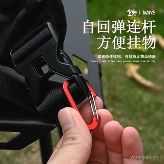Carabiner Hình Chữ D Hợp Kim Nhôm, Chống Thấm Nước Và Không Gỉ