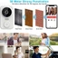 Chuông cửa không dây CORALTIDE, Chuông cửa âm thanh thay đổi Chuông cửa thông minh, Video HD Thời gian thực Lắp đặt dễ dàng Chuông cửa video Nhà thông minh