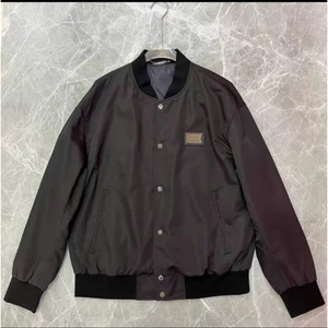 Áo Bomber Dê Gà Khuy Bấm Logo Ngực Sắt Vuông KCloset Áo Khoác Gió Dù 2 Lớp Dày Dặn Dáng Rộng Nam Nữ NA963