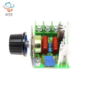 Bộ điều chỉnh điện áp AC 220V 2000W SCR Bộ điều chỉnh độ mờ Bộ điều khiển tốc độ động cơ VN