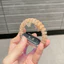 Nơ Thỏ Lấp Lánh Dây Điện Thoại Dây Tóc Cho Xiaomi Smart Band 10 Band 9 8 NFC Vòng Tay Thay Thế Dây Đeo Đồng Hồ Co Giãn
