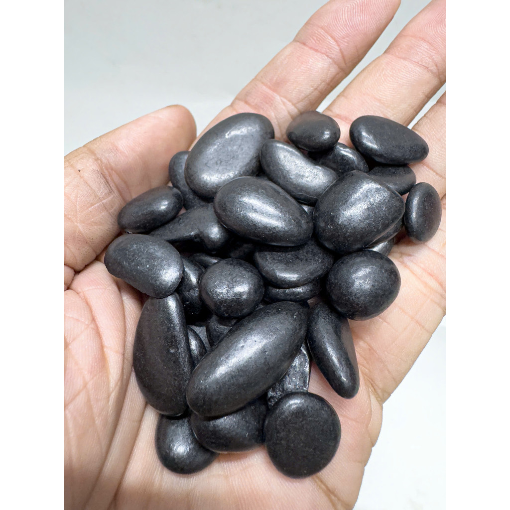 Túi 500gram Sỏi Đen Nhập Đẹp Trang Trí Bể Cá Cảnh, Tiểu Cảnh